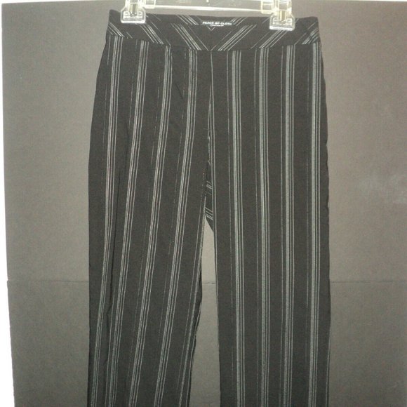 Peace of Cloth 4 Pantsuit Black Gray Pin Stripes - Picture 5 of 7